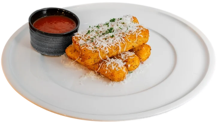 Mozzarella sticks, as served at Suprema